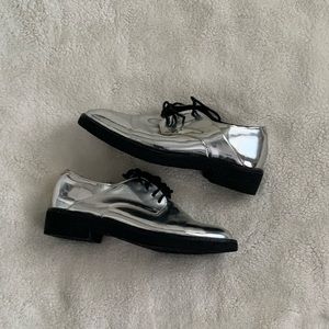 Women’s Silver Oxfords